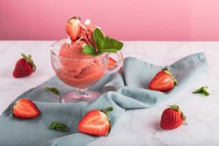 Recette glace fraises sans sorbetière, facile et crémeuse